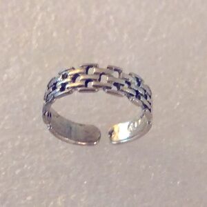 .925 Sterling Silver Toe Ring Vintage
